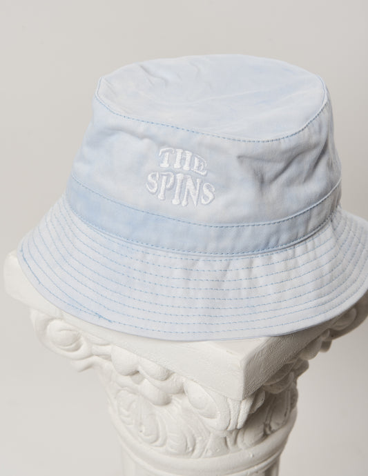 The Spins Blue Tie Dye Bucket Hat